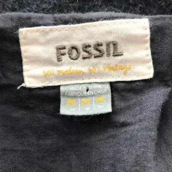 Fossil Wool Blend Coat Size M—W02 - Picture 3 of 4